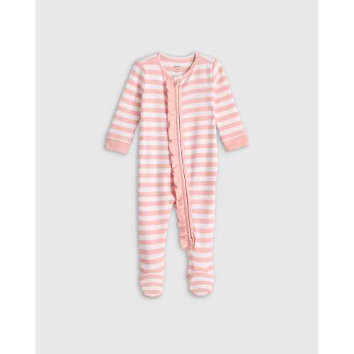 100% Organic Cotton Ruffle Footie