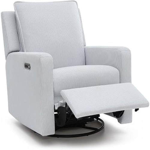 Delta Children - babyGap Harlowe Power Recliner, Sky Blue