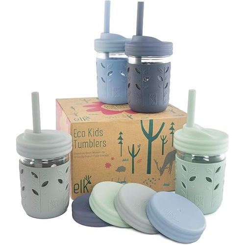 Elk and Friends Kids & Toddler Cups |Spill Proof Sippy Cups