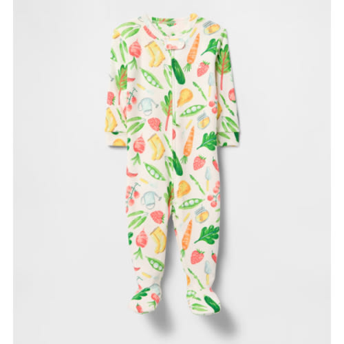 Baby Organic Cotton Footed One-Piece | Gap