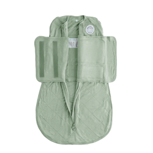 Non Weighted Baby Swaddle Sack For Newborns, Babies, Infants – Dreamland Baby | Sage
