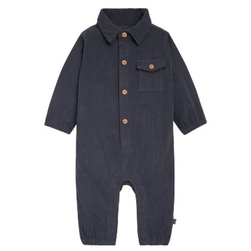 Modern Moments™ by Gerber Baby Boys' Corduroy Romper, Indigo, 0-3 Months