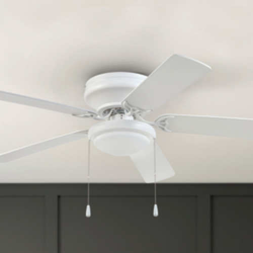 Patriot Lighting® Gilford 52" White Indoor 1-Light Ceiling Fan