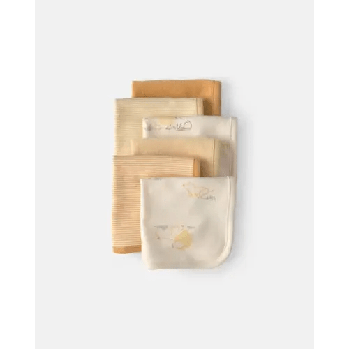 Baby 6-Pack Lion Terry Washcloths - Yellow | Carter's