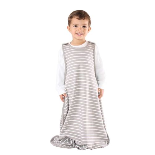 Woolino Toddler Sleeping Bag, 4 Season, Merino Wool and Organic Cotton, Baby Sleep Bag or Sack, 2-4 Years, Earth
