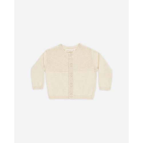 Knit Cardigan Heathered Natural