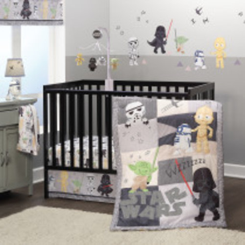Lambs & Ivy 3-Piece Crib Bedding Set - Star Wars Classic