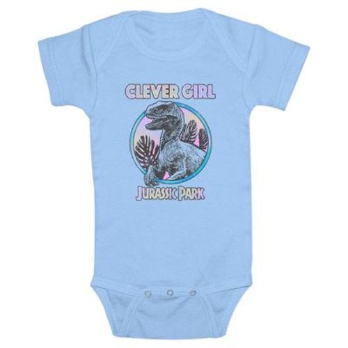 Infant's Jurassic World Retro Clever Girl Bodysuit - Light Blue - 6 Months