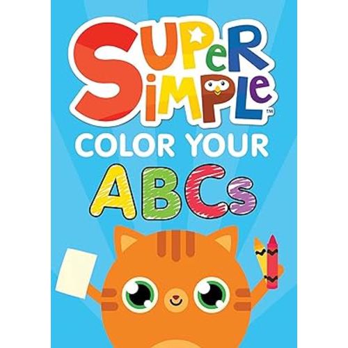 Super Simple™ Color Your ABCs (Super Simple Kids Coloring Books)
