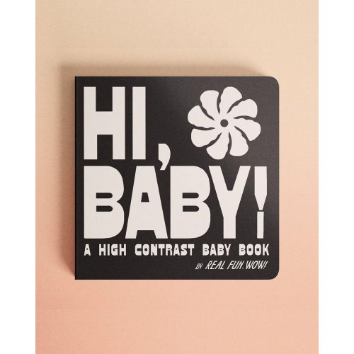 Real Fun, Wow! Hi, Baby! High Contrast Baby Book | Salt