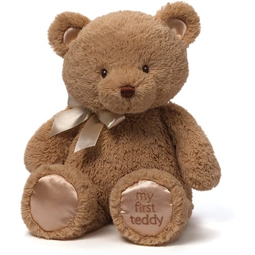 Baby GUND My First Teddy Bear, Ultra Soft Animal Plush Toy for Babies and Newborns, Tan, 15”