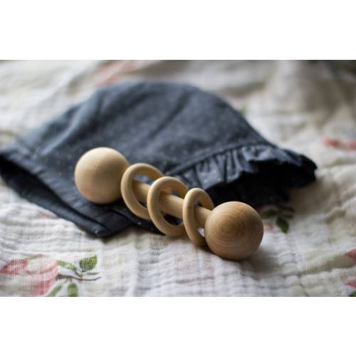 Wooden Baby Rattle, Baby Toy, Toddler Toy, Wooden Rattle, Organic Baby, All Natural, Montessori Baby Toy, Baby Shower, Waldorf, Montessori,