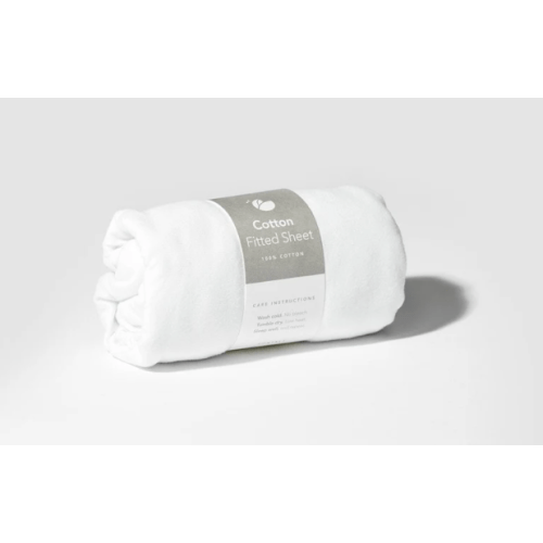 Fitted Crib Sheet: 100% Cotton Fitted Sheet for Lotus Travel Crib – Guava Family