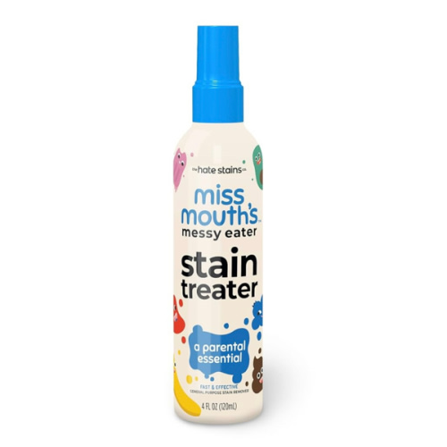 Miss Mouth's Messy Eater Stain Treater Spray - 4oz Stain Remover - Newborn & Baby Essentials - No Dry Cleaning Food, Grease, Coffee Off Laundry, Underwear, Fabric
