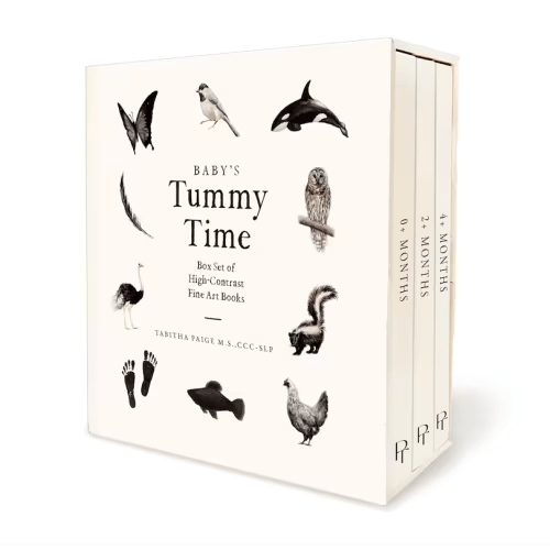 Baby's Tummy Time Book Box Set: A 3-book Box Set Of High-contrast Art For Visual Stimulation At Tummy Time Book By Tabitha Paige, (Boxed Set) | Indigo