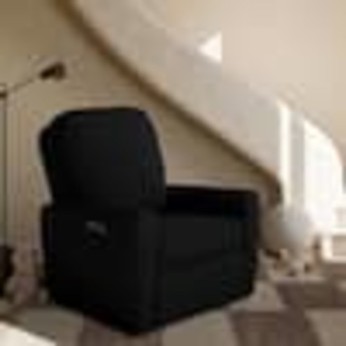 Amalfi Black Boucle Deluxe Power Recliner Swivel Glider