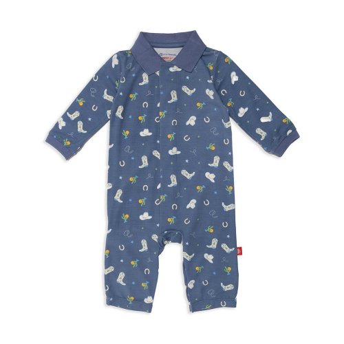 Magnetic Me Baby Boys Newborn-12 Months Long-Sleeve Rodeo Drive Coverall