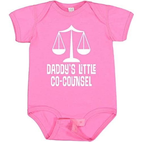 inktastic Lawyer Daddys Little Co Counsel Baby Bodysuit