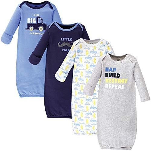 Luvable Friends Baby Girls' Cotton Gowns