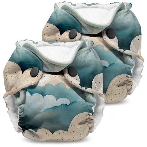 Lil Joey All In One Cloth Diaper (2 pk) - Thunder Puff
