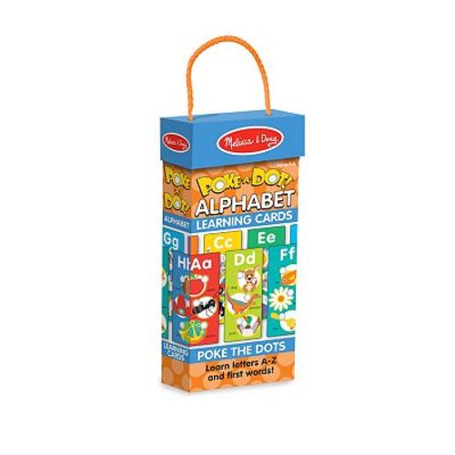 Melissa & Doug Poke-a-Dot Alphabet Learning Cards
