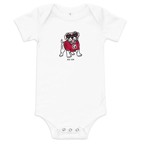 Georgia Football Baby Bodysuit | Georgia Bulldogs Baby | UGA Football Baby| Georgia Baby Shirt | UGA Baby