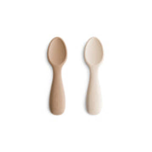 Silicone Toddler Starter Spoons 2-Pack – Mushie