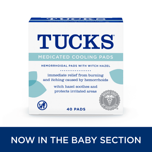 TUCKS 40ct Hemorrhoid Medicated Cooling Pads with Witch Hazel