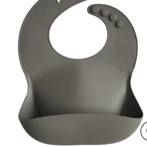 Mushie Silicone Baby Bib – The Natural Baby Company
