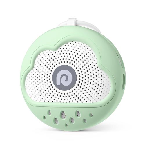 Dreamegg White Noise Machine - Portable Sound Machine Baby with Safe Silicone Cover, Features Powerful Battery, 21 Soothing Sound, Noise Canceling for Sleeping, Baby Registry Gift, Nursery(Green)