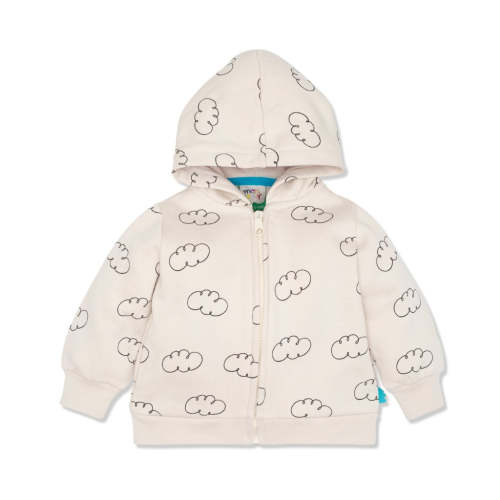 Clouds Baby Zip-Up Hoodie - Cream – Manymoons