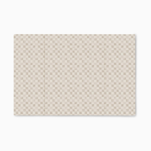 House of Noa Tumbling Mat - Checker Almond, 4X6