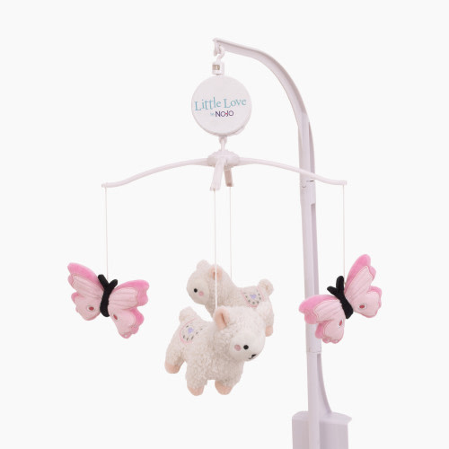 NoJo Baby Nursery Musical Mobile - Sweet Llama And Butterflies