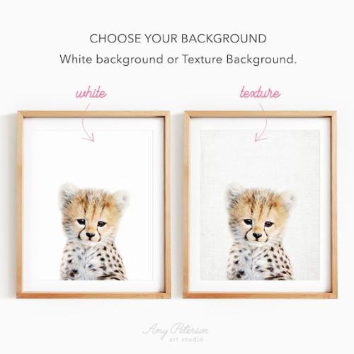 Set of 6 Baby Safari Animals for Nursery Animal Wall Art, Nursery Decor, Baby Animal Art, Unframed Animal Art Print by Amy Peterson - Etsy