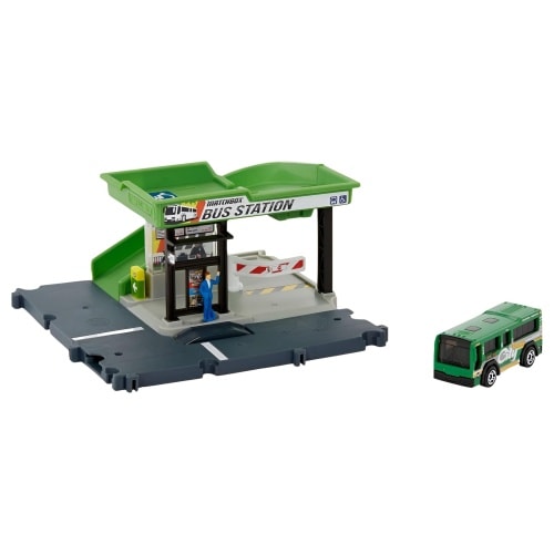 Matchbox Action Drivers Bus Station Playset
