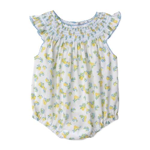 Lemon Blossoms Smocked Woven Bubble