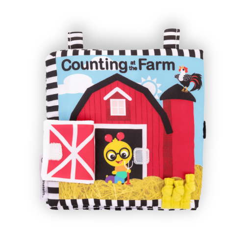 Baby Einstein Farm Explorers Counting at The Farm Soft Activity Baby Book, Ages 0 Months+
