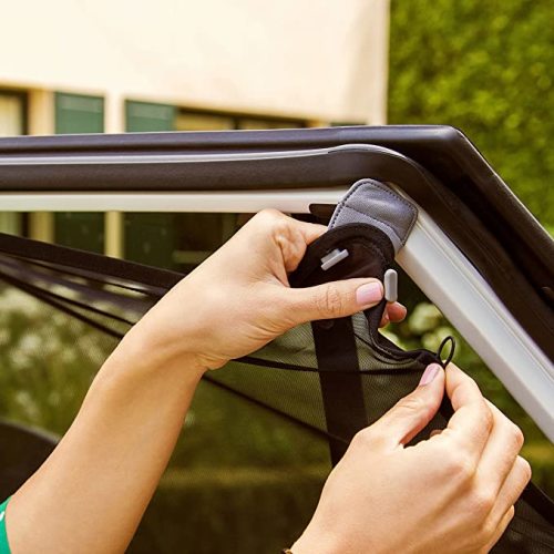Munchkin Brica Magnetic Stretch to Fit Sun Shade, Black - 1pk Shade