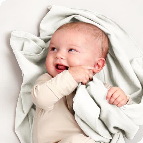 Bare Home Flannel Receiving Blanket, Premium 100% Cotton Flannel Receiving Blankets, 6-Pack Flannel Receiving Blankets, Hypoallergenic, Gentle on Skin, Warm and Durable (Receiving, Cream)