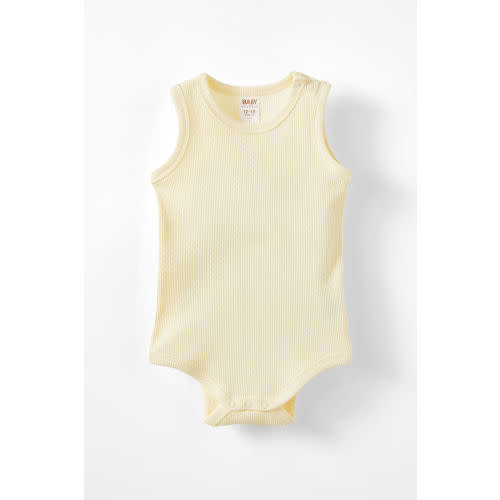 Organic Pointelle Singlet Bubbysuit