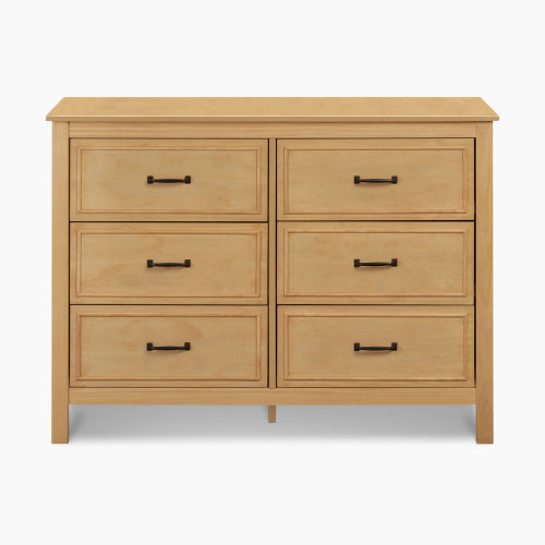 DaVinci Charlie 6-Drawer Double Dresser - Honey