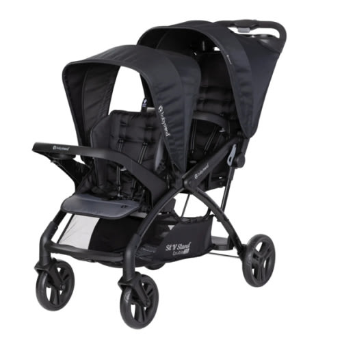 Sit N' Stand® Double 2.0 Stroller - Madrid Black