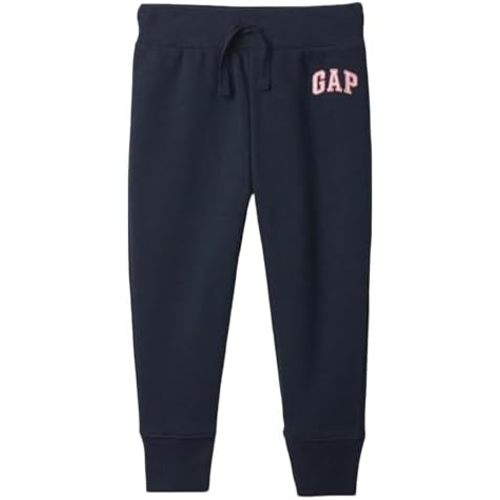 GAP Baby Girls' Logo Pull-on Jogger Sweatpants
