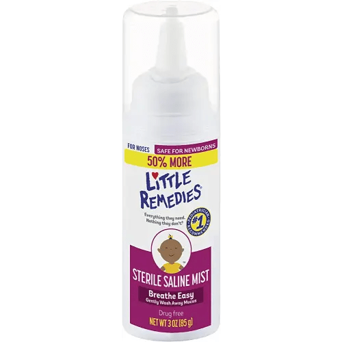 Little Remedies Sterile Saline Nasal Mist, Safe for Newborns, 3 oz