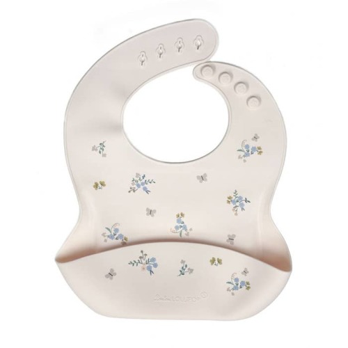Patterned Silicone Bib