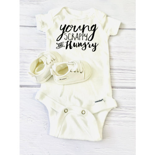 Young Scrappy And Hungry Baby Onesie, Hamilton Baby Onesie, Broadway Shirts, Hamilton Baby, Baby Gift, Baby Shower Gift, Cute Baby Onesie