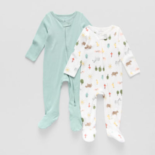 Okie Dokie Baby Boys 2-pc. Sleep and Play (3 Months)