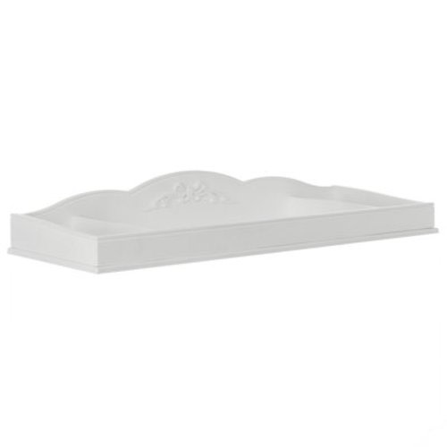 Evolur Aurora Change Tray I Lasting Quality I Intricate Ribbon Bow Scrollwork, Frost