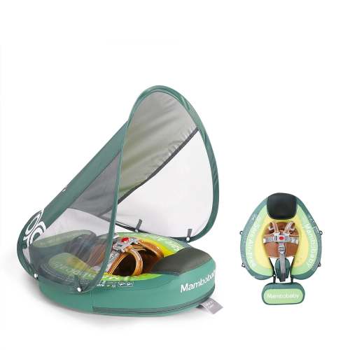 Mambobaby Pool Float Avocado with Canopy