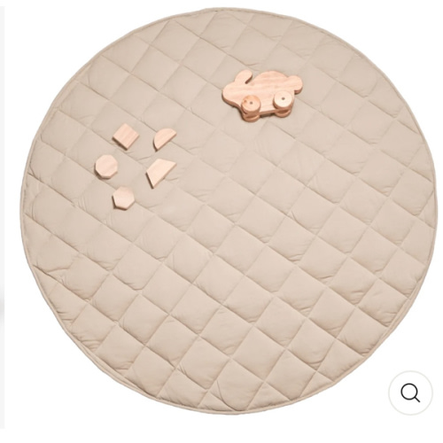 Jersey Quilted Play Mat (Waterproof Backing) - Wheat